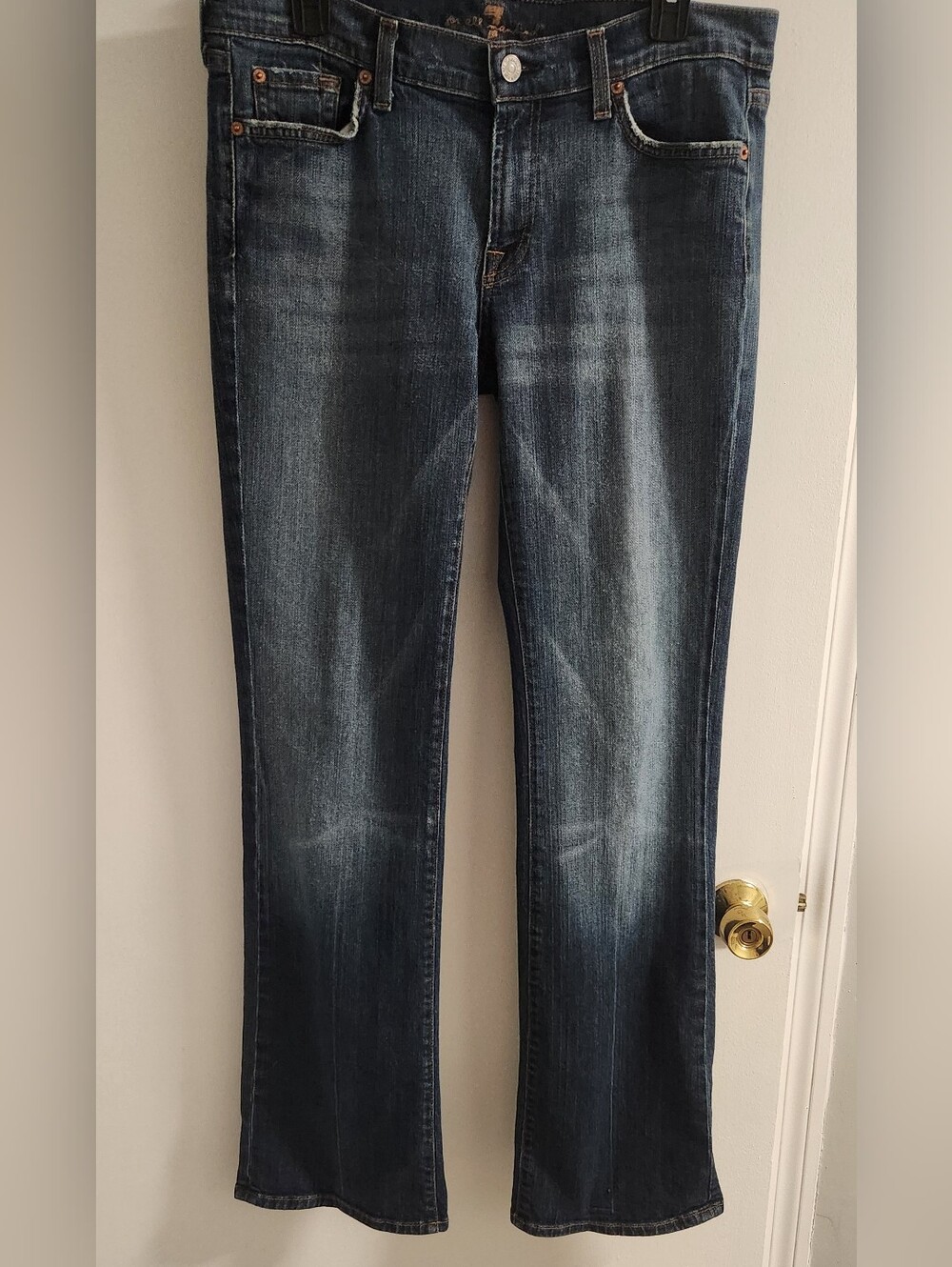 7 For All Mankind Ladies Bootcut Jeans, Size 32 - Picture 3 of 6